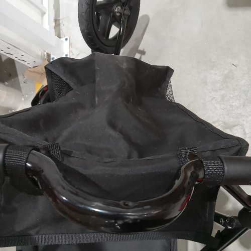 BABY JOY FOLDABLE JOGGER STROLLER WITH ADJUSTABLE CANOPY & BACKREST - 33 LBS CAPACITY - BLACK (MODEL:919H) image 7