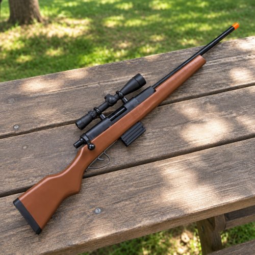 PARRIS TOYS WOOD/STEEL 270 BOLT ACTION RIFLE TOY FOR KIDS - 28" - BLACK/BROWN (MODEL: .25B./1305021630) image 2