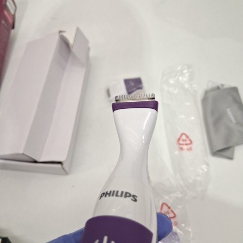 WOMEN'S PHILIPS 2000 SERIES BIKINI CORDLESS WET & DRY TRIMMER FOR BIKINI LINE - PURPLE (MODEL: BRT383/50) image 4