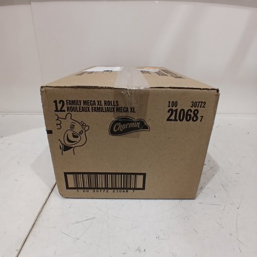 3 (4PK) CHARMIN ULTRA SOFT MEGA XL TOILET PAPER - 12 ROLLS TOTAL - WHITE (MODEL: 21068) image 4