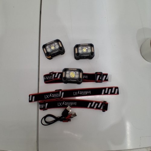 3PK INFINITY X1 RECHARGEABLE HEADLAMPS WITH 6 LIGHT MODES - 1500LM - BLACK/GREY (MODEL: 1938038) image 3