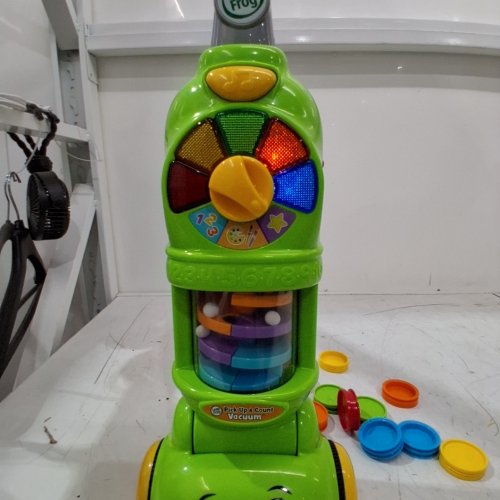 LEAP FROG PICK UP & COUNT VACUUM TOY WITH LIGHTS & SOUNDS - GREEN (MODEL: 6110) image 2