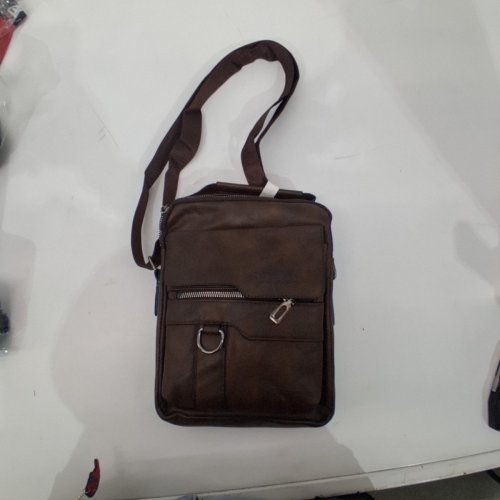 WEIXIER SATCHEL SHOULDER BAG - 8" X 10" - BROWN image 2