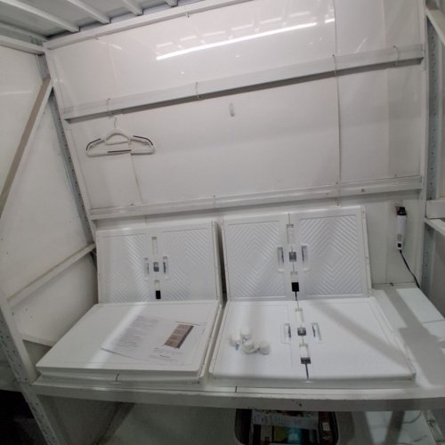 UAMFURI FOLDABLE STACKABLE STORAGE BINS WITH LID - 680L - WHITE (MODEL: JG-75-4-WHITE) image 3
