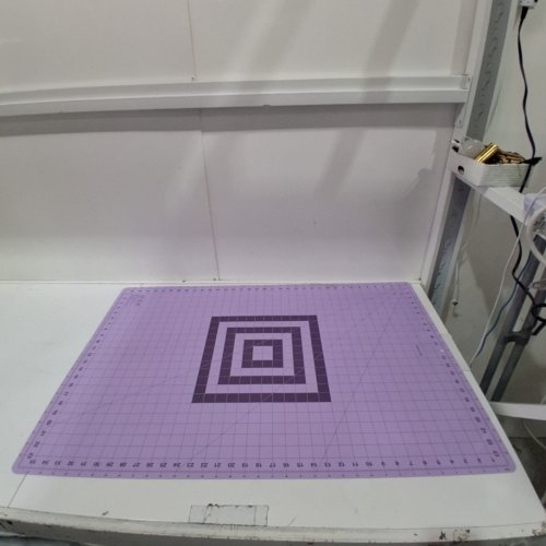 FISKARS TWO SIDED CUTTING MAT - 24" X 36" - PURPLE/BLUE image 2