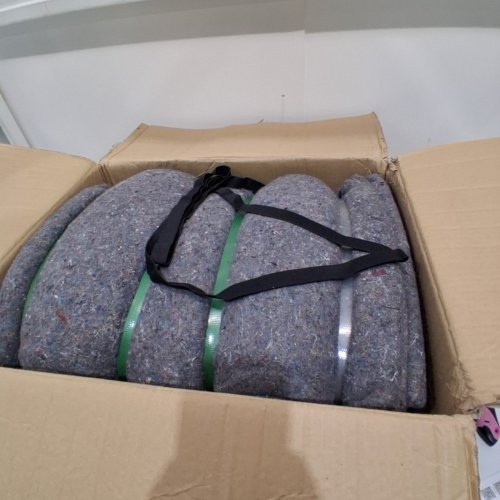 24PK HEAVY DUTY POLYESTER MOVING BLANKETS - 72" X 54" - GREY (MODEL: YB072-65) image 2