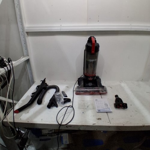 BISSELL POWERFORCE TURBO UPRIGHT PET VACUUM CLEANER - BLACK / RED (MODEL: 3332C) image 3