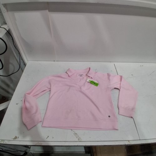 WOMEN'S NATURAL REFLECTIONS SOFT HAVEN LONG SLEEVE POLO SWEATSHIRT - MEDIUM - POTPOURRI / PINK (STYLE : 101800049) image 2