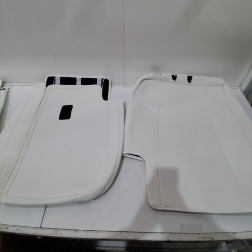11PC CUSTOMIZED SEAT COVERS - FITS TESLA MODEL 3 - WHITE image 5