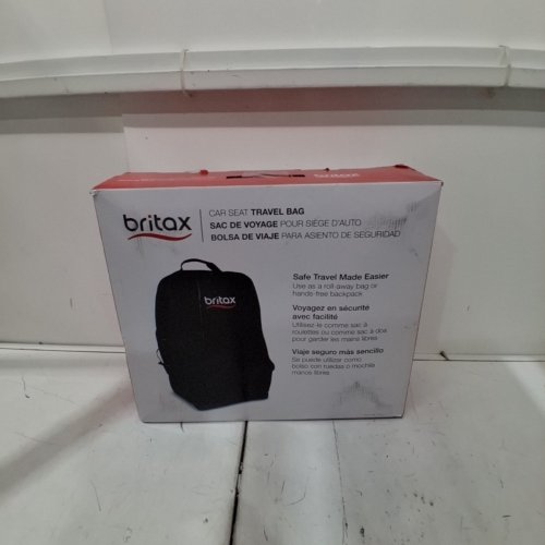 BRITAX CAR SEAT TRAVEL BAG FOR INFANT SEAT OR STROLLER ACCESSORY - MAX 96LB - BLACK - (MODEL: S844700) image 4