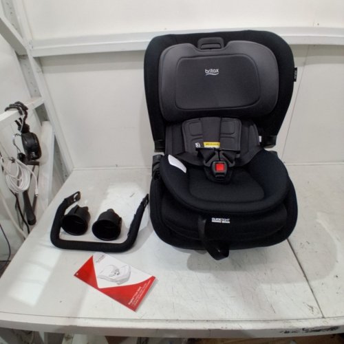 BRITAX POPLAR CLICK TIGHT CONVERTIBLE REAR AND FRONT FACING CAR SEAT - 40LB REAR FACING MAX LOAD / 65LB FRONT FACING MAX LOAD - STONE ONYX / BLACK GREY (MODEL: E1C963M) image 3