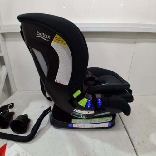 BRITAX POPLAR CLICK TIGHT CONVERTIBLE REAR AND FRONT FACING CAR SEAT - 40LB REAR FACING MAX LOAD / 65LB FRONT FACING MAX LOAD - STONE ONYX / BLACK GREY (MODEL: E1C963M) image 5