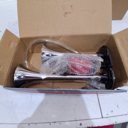 ATR OPERATED AIR HORN KIT FOR TRUCKS - CHROME image 3