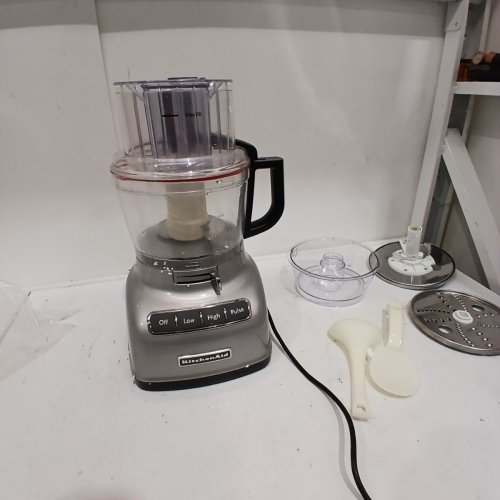 KITCHENAID FOOD PROCESSOR - 11-CUP FOOD PROCESSOR WITH EXACTSLICE - CONTOUR SILVER (MODEL: KFP1333) image 8