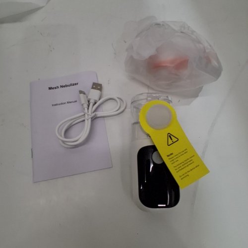 PORTABLE RECHARGEABLE NEBULIZER FOR ADULTS AND KIDS WITH DISPLAY - WHITE (MODEL: KS016) image 4