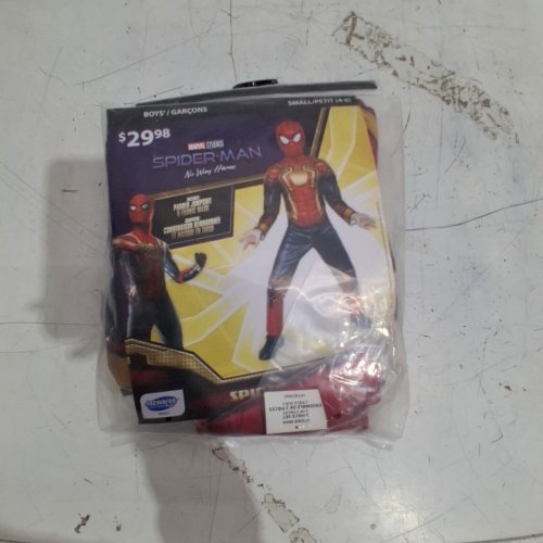 2PC BOY'S JAZWARES COSTUME PLAY SPIDERMAN COSTUME - SMALL - BLACK/RED/GOLD (STYLE: JWC7206-M) image 2