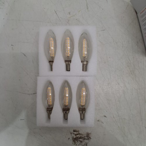 6PK LED DIMMABLE EDISON BULBS - E12 - 3000K - 8W image 2