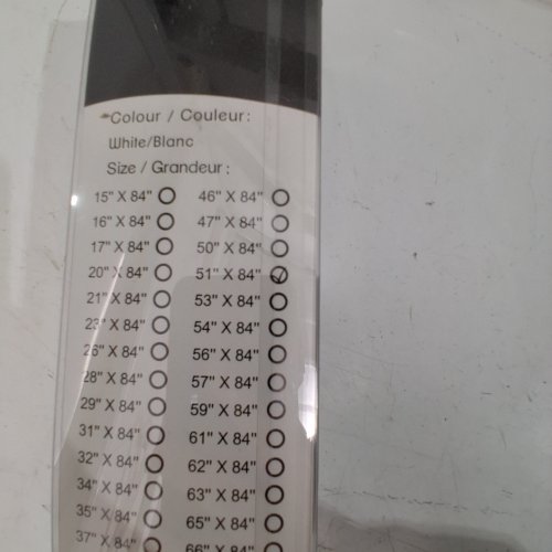 OLIVIA STONE CORDLESS ZEBRA ROLLER BLINDS - 51" X 84" - WHITE image 2