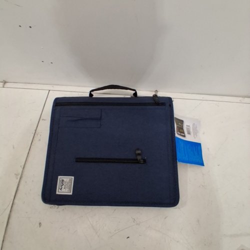 HILROY DOUBLE BOOSTER D-RING ZIPPER BINDER WITH MULTIPLE POCKETS & PEN HOLDERS - 2" - NAVY (MODEL: 4304982) image 2