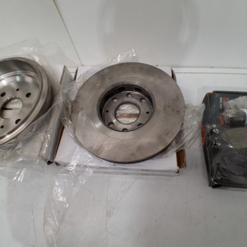 8PC CMX REAR BRAKE DRUMS FRONT DISC BRAKE ROTOR AND FRONT CERAMIC BRAKE PADS FOR VARIOUS MODELS (MODEL: CMX-D1035/8-9781/8-580212) image 6