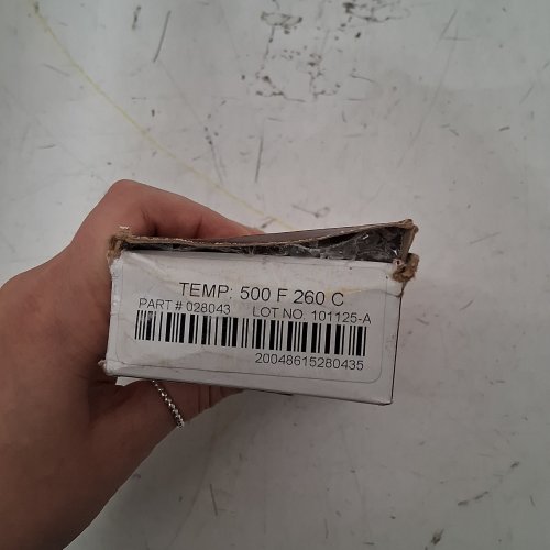 10PK TEMPLISTIK TEMPERATURE INDICATORS - TEMP: 500F, 260C - (MODEL: 028043) image 2
