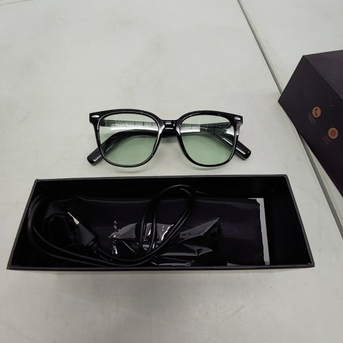 AI SMART WIRELESS BLUETOOTH SUNGLASSES - BLACK (MODEL: M03) image 3