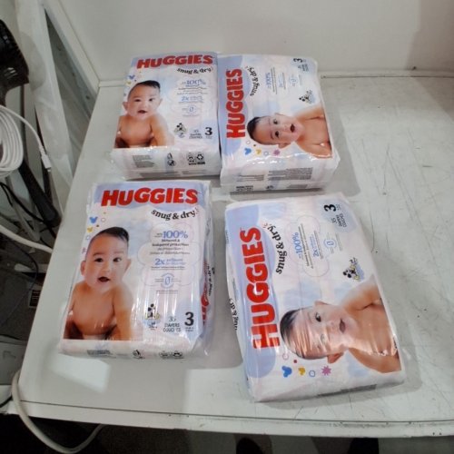 140PK HUGGIES SNUG & DRY BABY DIAPERS - SIZE 3 image 2