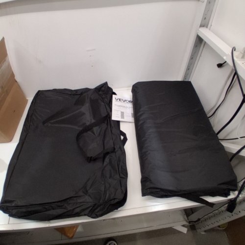 WATERPROOF 600D HIGH-DENSITY POLYESTER GOLF CART COVER WITH WINDOW COVERS AND CARRY BAG - FITS VARIOUS 2+2/4 PASSENGER GOLF CART - BLACK (MODEL: 130544) image 2