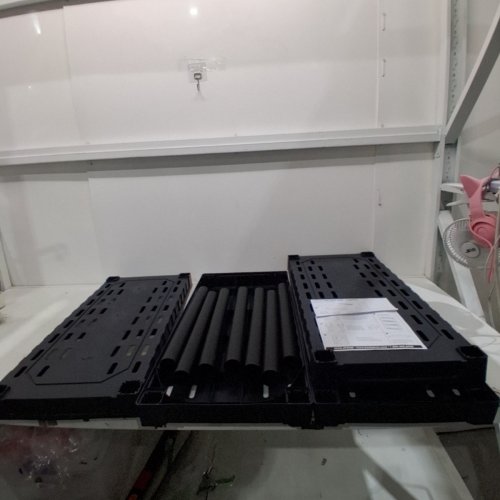 KOOLATRON 5 TIER UTILITY PLASTIC STORAGE SHELVES - 30" X 14" X 72" - BLACK image 2