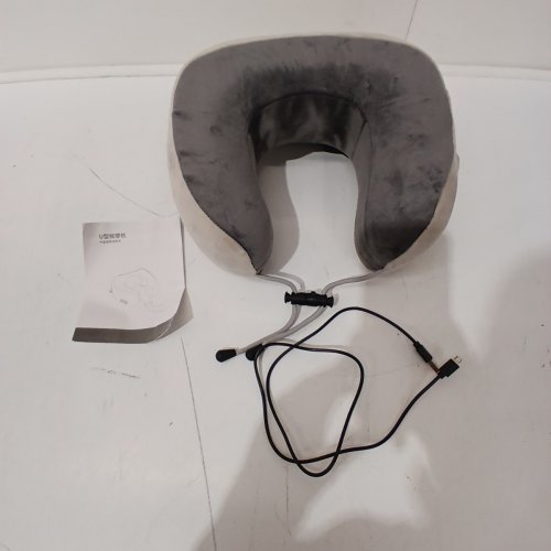 RECHARGEABLE U-SHAPED NECK MASSAGE PILLOW - GREY image 5