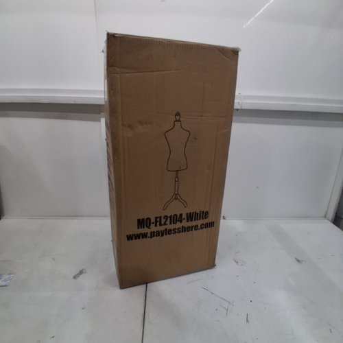 MEETINGHOME DRESS FORM MANNEQUIN - 49.6" TO 63.4" - WHITE (MODEL: MQ-FL2104-WHITE) image 4