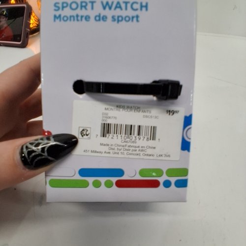 KIDS DISCOVERY DIGITAL SPORT WATCH - 35 MM- BLACK AND ORANGE (MODEL: DSC513C) image 3