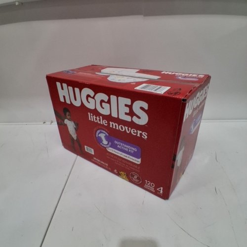 120PK HUGGIES LITTLE MOVERS DISPOSABLE BABY DIAPERS - SIZE 4 (22-37LBS) - DISNEY LION KING (MODEL: 53593) image 2