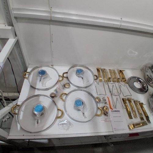 4PK CAMMOO CHAFING STAINLESS STEEL FOOD WARMER DISHES FOR BUFFET - 6QT (MODEL: NT-CG404) image 4