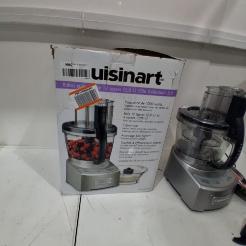CUISINART ELITE COLLECTION 2.0 12-CUP/4-CUP FOOD PROCESSOR - SILVER - (MODEL: FP-12DCNC) image 5