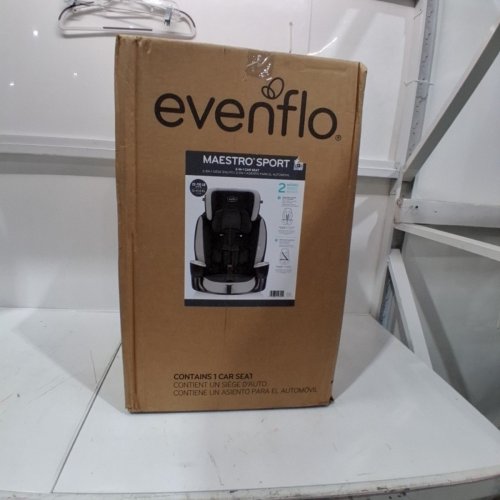 2-IN-1 EVENFLO MAESTRO SPORT BOOSTER CAR SEAT - 22LBS TO 110LBS MAX - GRANITE (MODEL: 34912203C) image 5