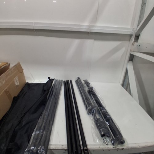 ADJUSTABLE PHOTO BACKDROP STAND KIT - 10FT X 12FT APPROX - BLACK image 2