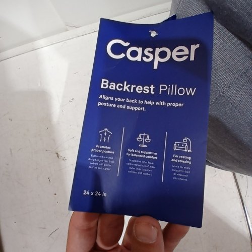 CASPER 24" BACKREST PILLOW - GREY image 3