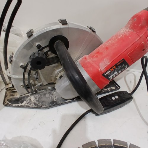 MAXXT CONCRETE CUTTER - 120 V, 15A, 14" BLADE, 5" MAX CUTTING DEPTH, 4300 RPM - RED (MODEL: MCS2600) image 2