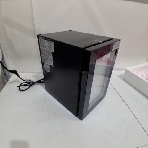 EUHOMY BEVERAGE REFRIGERATOR COOLER WITH 40°F-61°F DIGITAL TEMPERATURE CONTROL - 18L (HOLDS 25 CANS) - BLACK (MODEL: FWC008-11BL-CAEH /‎ WC-6B) image 5