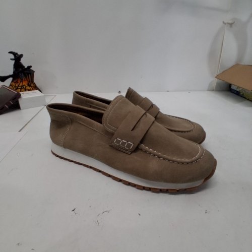 WOMENS FASHION LOAFER SHOES - EU 38/ SIZE 7.5 - TAUPE image 3