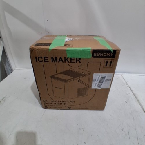 EUHOMY COUNTERTOP ICE MAKER WITH ICE SCOOP AND BASKET - MAKES 26.5LB / DAY - BLACK (MODEL: IM021-B) image 4