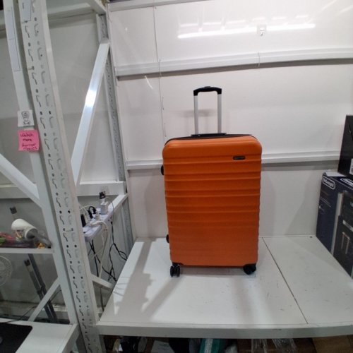 AMAZON BASICS HARDSIDE SPINNER SUITCASE LUGGAGE - 30" - ORANGE image 2