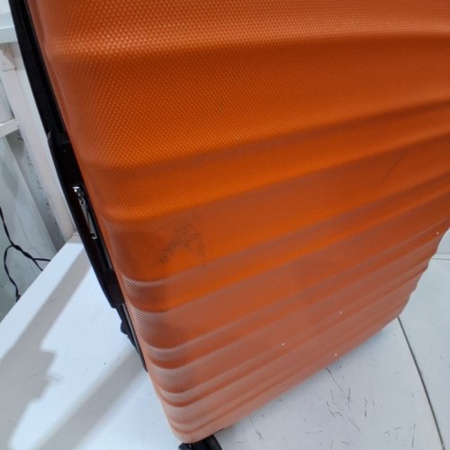 AMAZON BASICS HARDSIDE SPINNER SUITCASE LUGGAGE - 30" - ORANGE image 4