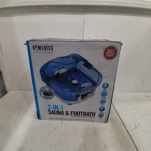 HOMEDICS 2-IN-1 AT HOME SUANA & FOOTBATH (MODEL: FB-S100H) image 4