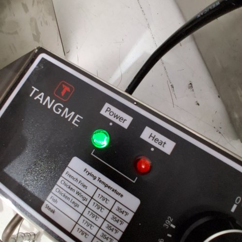 TANGME COMMERCIAL COUNTERTOP ELECTRIC STAINLESS STEEL DEEP FRYER WITH TEMPERATURE LIMITER - 20 L - 110 V - 3400W - STAINLESS STEEL (MODEL: 82) image 5