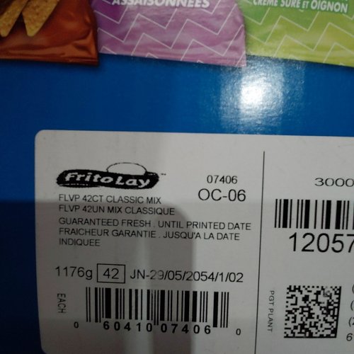 42PK FRITO-LAY MEGA SIZE CLASSIC MIX CHIPS VARIETY PACK - 28G / EACH - LAY'S CLASSIC, LAY'S BAR-B-Q, DORITOS NACHO, RUFFLES ALL DRESSED, RUFFLES SOUR CREAM & ONION, CHEETOS PUFFS image 2