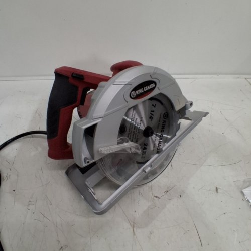 KING CANADA CORDED CIRCULAR SAW - 7-1/4" BLADE 12AMP - RED (MODEL: 8307N) image 2