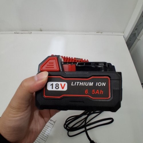 3PC N14 N18 REPLACEMENT CHARGER AND 2 RECHARGEABLE BATTERIES FOR 18V MILWAUKEE CORDLESS TOOLS - 6.5AH - RED/BLACK image 5
