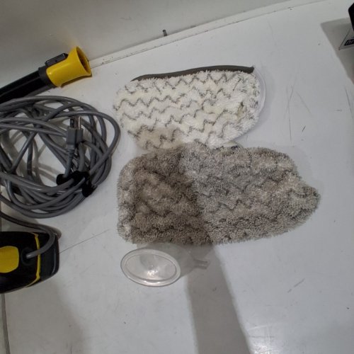 BISSELL 3-IN-1 POWERSTEAMER HEAVY DUTY STEAM MOP & HANDHELD CLEANER - GREY/YELLOW (MODEL: 2685B) image 4